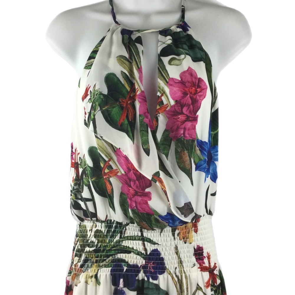 Parker Silk Floral Dress